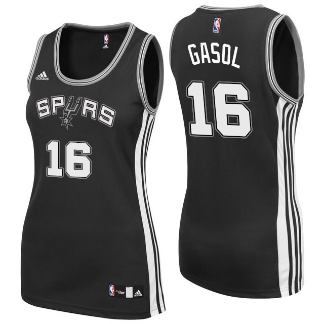 Pau Gasol, San Antonio Spurs -[Mujer]-[Negro] - Haga click en la imagen para cerrar